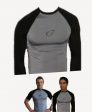 Rash Guard - Lycra Tee silver-black